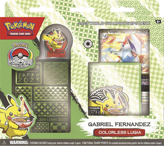 2023 World Championship Deck (Colorless Lugia - Gabriel Fernandez)