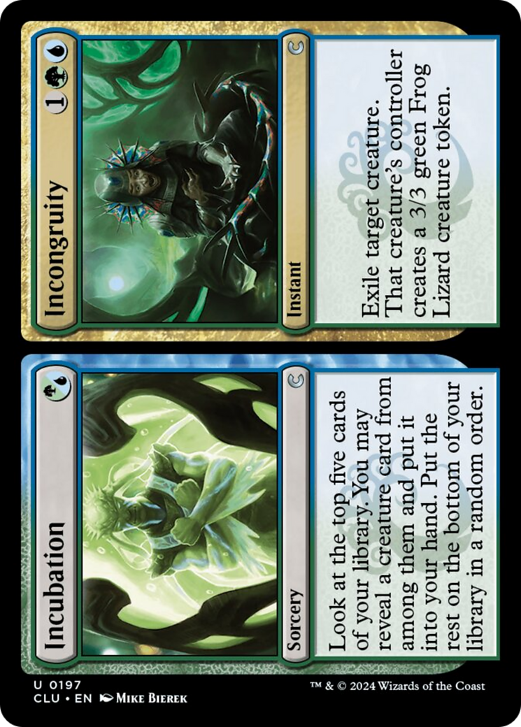 Incubation // Incongruity [Ravnica: Clue Edition]